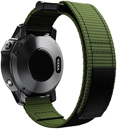 FACDEM Sport Fonott Nylon Hurok Watchband Wriststrap A Garmin Fenix 7 7X 6X 6Pro 5X 5Plus 3HR EasyFit gyorskioldó 26 22mm