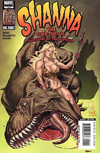 Shanna az Ördöggel: a Túlélés a Legalkalmasabb 1 FN ; Marvel képregény