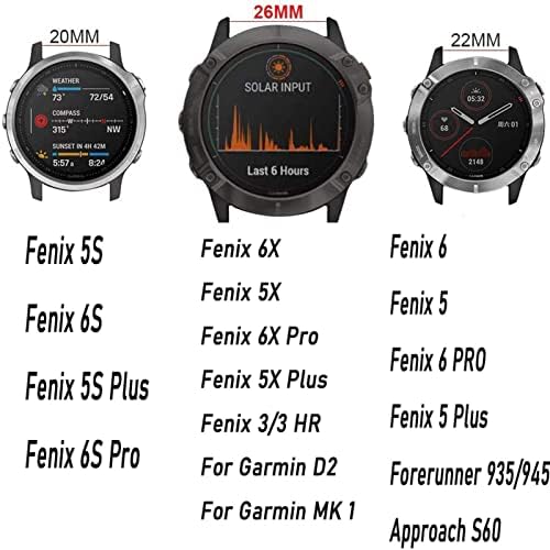 TWRQA 20/22/26mm Watchband A Garmin Fenix 6 6 6X Pro 5 5X 5S Plusz 3HR 935 MK2 Szilikon Zenekar gyorskioldó Nézni Easyfit