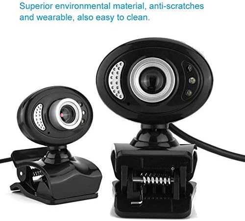 720P Web Kamera,16M HD Webkamera Mikrofonnal USB-Számítógép, Fényképezőgép,Plug and Play, 360 Fokos Forgatható,Asztali vagy