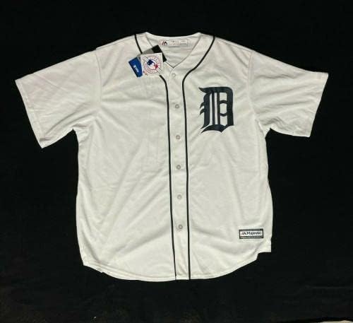 Victor Martinez Aláírt Detroit Tigers Fenséges Jersey Méret XL SZÖVETSÉG COA - Dedikált MLB Mezek