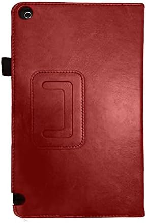 Prémium PU bőrtok NVIDIA Shield K1 8/Pajzs Tabletta 2 8 Slim Sokk Abszorpciós Fedezze állvánnyal (Piros)