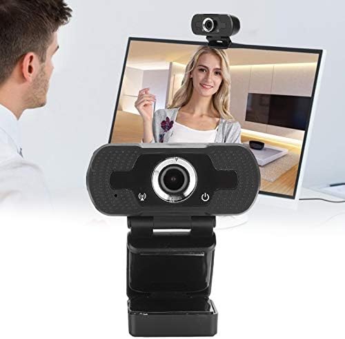 PUSOKEI 1080P felbontású Webkamera, PC USB Webkamera Mikrofonnal videohívásokhoz, 30 FPS Full HD Webkamera LowNoise CMOS