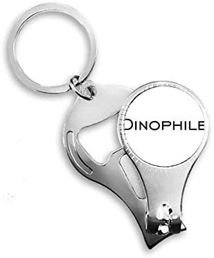 Stílusos Szó Dinophile Art Deco Ajándék Divat Köröm Zimankó Gyűrű Kulcstartó Sörnyitó Clipper