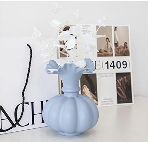 CHUNYU Kék Kreatív Kerámia Váza, Skandináv Stílusú, Nappali, virágkötészet, Háztartási Puha Dekoráció