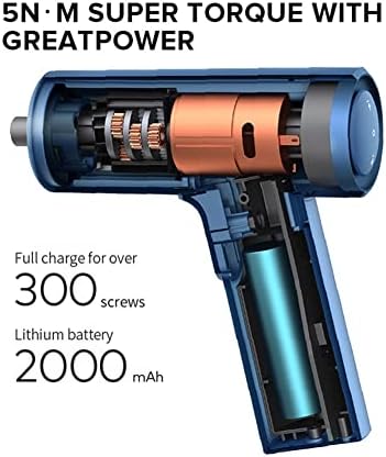 LBRTPTR Elektromos Csavarhúzó Csavarhúzó Fegyvert 3,6 V Li-ion Akkumulátor Újratölthető Csavarhúzó Háztartási Hordozható