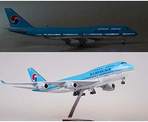 47 CM koreai Repülőgép Modell Könnyű Légi jármű B747 Modell Kerék Világítás