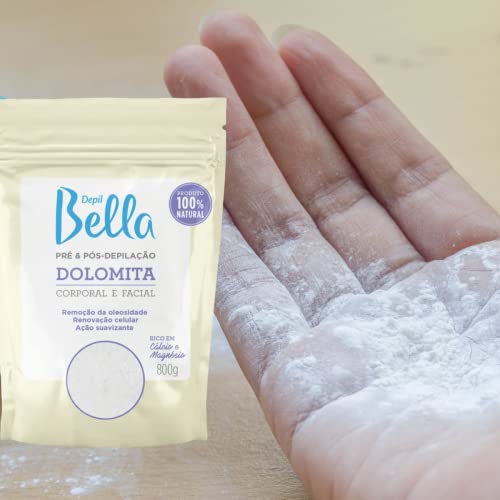 Depil Bella Csomag 2 Teljes Test Cukor Viasz Menta szőrtelenítés, 1 Dolomit Por, - ban természetes, vegán, minden bőrtípusra.