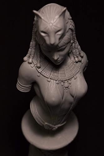 Goodmoel 1/10 Ókori Egyiptomi Női Harcos Gyanta Mellszobor Modell / Összeszerelt, valamint Festetlen Katona Die Cast Készlet