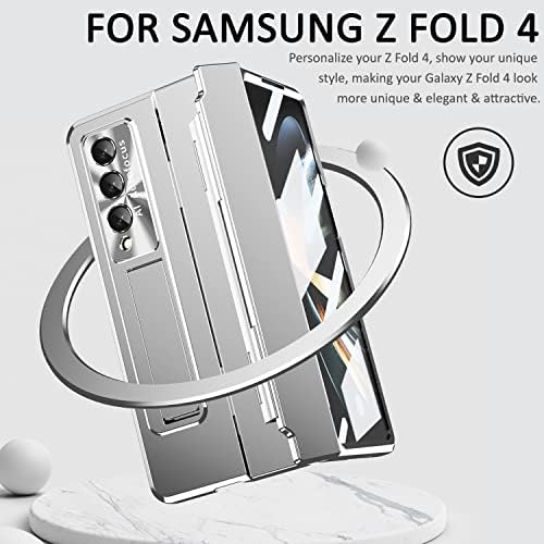 Miimall Kompatibilis a Samsung Galaxy Z Fold 4 Esetben, Z-Hajtás 4 Esetben a Frissített Zsanér Védelem+ Kamera Lencséje Film