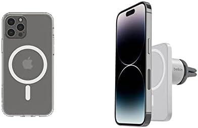 Belkin MagSafe Kompatibilis iPhone 12/12 Pro Case & MagSafe Autó Vent Mount, iPhone Mount Autó