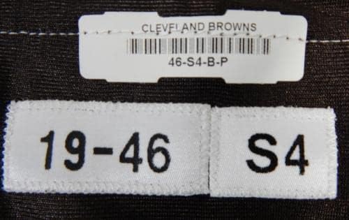 2019 Cleveland Browns Sheldrick Redwine 29 Játékban Használt Barna Gyakorlat Jersey 46 5 - Aláíratlan NFL Játék Használt