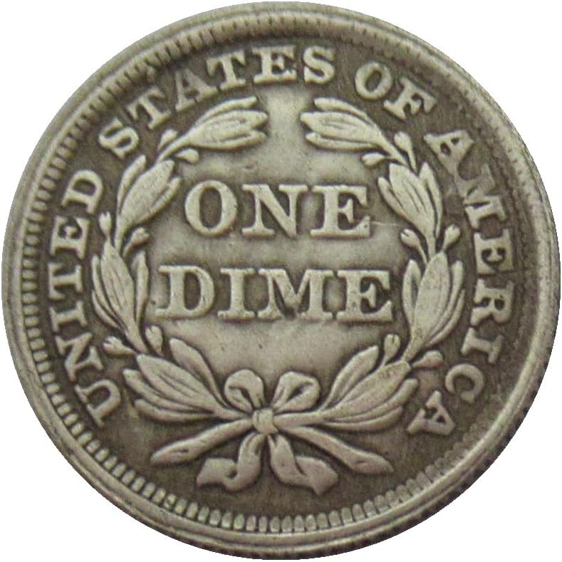 Amerikai Zászló 10 Cent 1850 Ezüst Bevonatú Replika Emlékérme