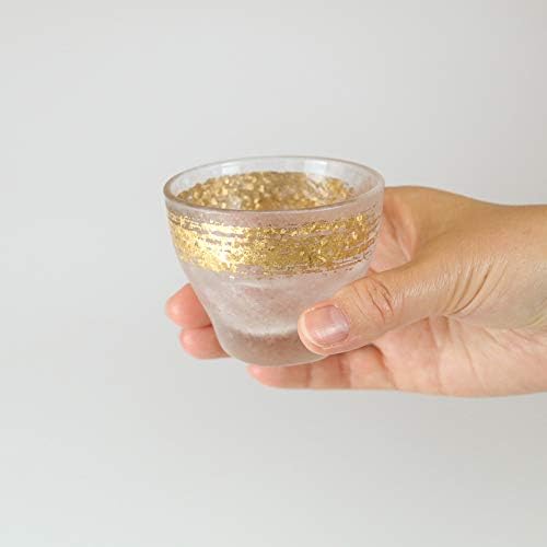 Aderia 6697 Üveg 1 Arany Levél, 3.4 fl oz (90 ml), Prémium Nippon Ízét, a Vadkan Szájából, Ochoko, Japánban Készült, Bemutató