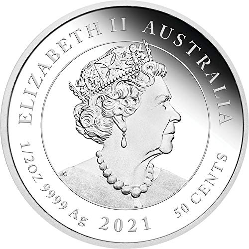 2021 DE Modern Megemlékező PowerCoin Újszülött Ezüst Érme 50 Cent Ausztrália 2021 Bizonyíték