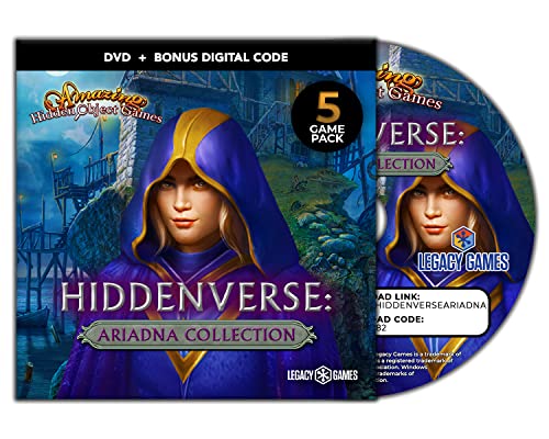 Legacy Játékok a Csodálatos Rejtett Tárgy Játék PC: Hiddenverse: Ariadna Gyűjtemény (5 Játék Csomag) - PC DVD Digitális Letöltés