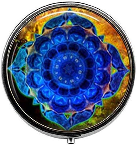 BeautifulBlue Mandala Tabletta Doboz Cukorkát Doboz Lelki Ékszerek, Szecessziós Gyönyörű Ajándékok
