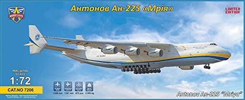 A modell Kicsit MVR7206 Antonov An-225 Muliya Szuper Nagy Transzfer Műanyag Modell, Öntött Szín