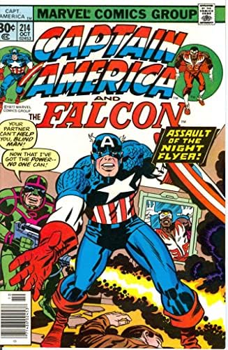 Amerika kapitány (1 Sorozat) 214 COVERLESS ; Marvel képregény | Jack Kirby - Sólyom
