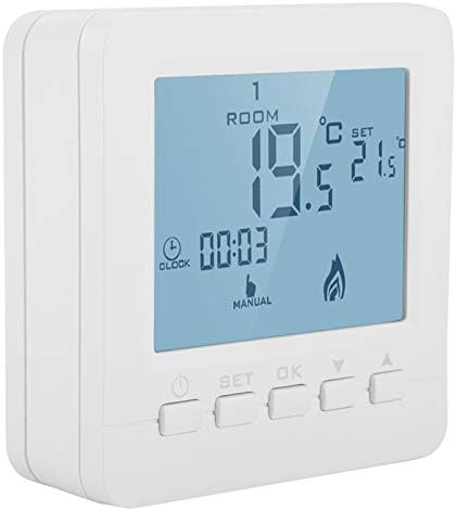 Digitális Páratartalom,Intelligens termosztát,Hőmérséklet, Páratartalom Monitor Páratartalom Mérő LCD Kijelző, Programozható