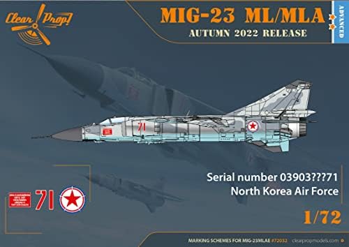 TISZTA KELLÉK CP72032-1/72 - MiG-23ML/MLA Flogger-G Katonai aircraaft