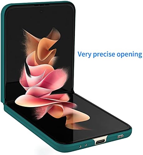anccer Kompatibilis a Samsung Galaxy Z Flip 3-Ügyben [Ultra-Vékony] [Anti-Dobd el] Új, Prémium Anyagok Slim Teljes Védelmet