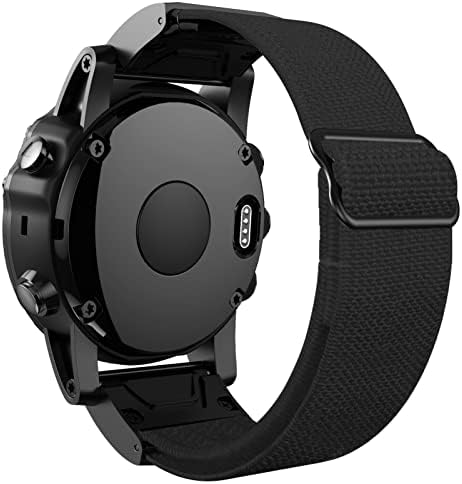 HAODEE Quickfit Watchband Szíj, A Garmin Fenix 6 6X 5X Pro 5 Plusz 3HR 935 945 S60 Nylon Hurok 22 26mm Rugalmas Nézni Zenekar