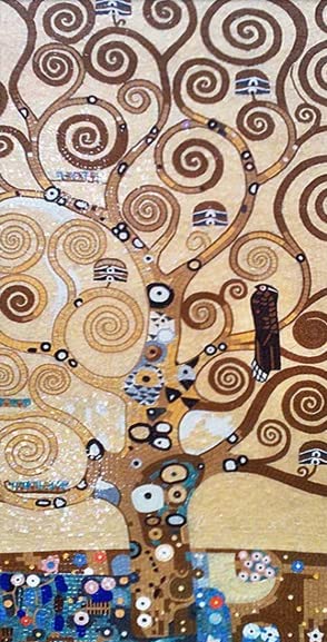 Gustav Klimt VAN Az Élet Fája | Csábító Dekoráció Falfestmény | Mozaik, Freskó Által Mozaikok Labor | Kézzel készített Vegyes